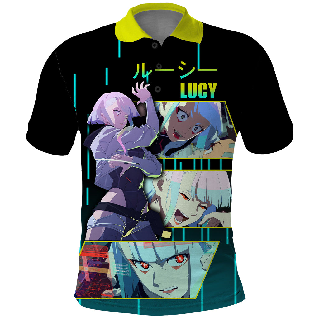 Cyberpunk Lucy Polo Shirt