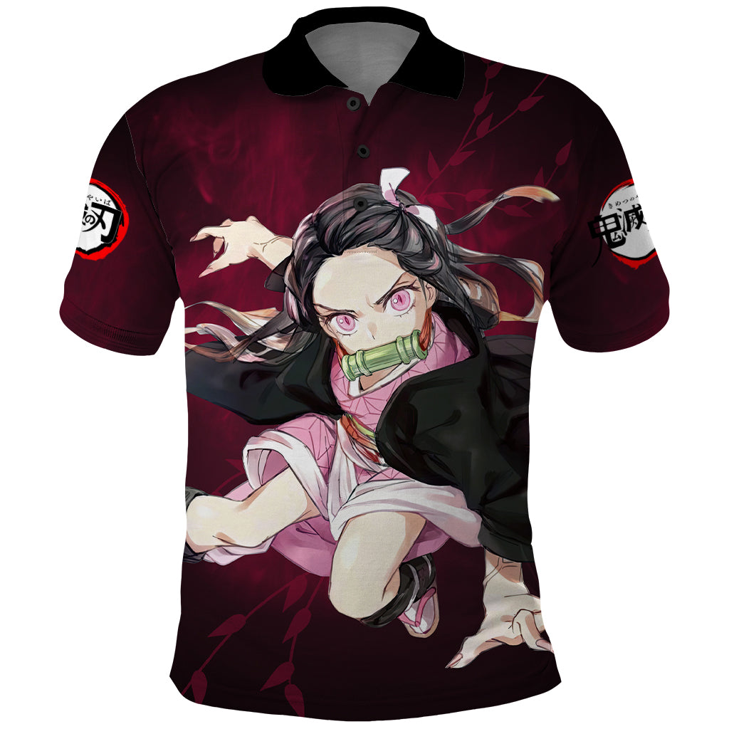 Nezuko - Fighting Anime Polo Shirt