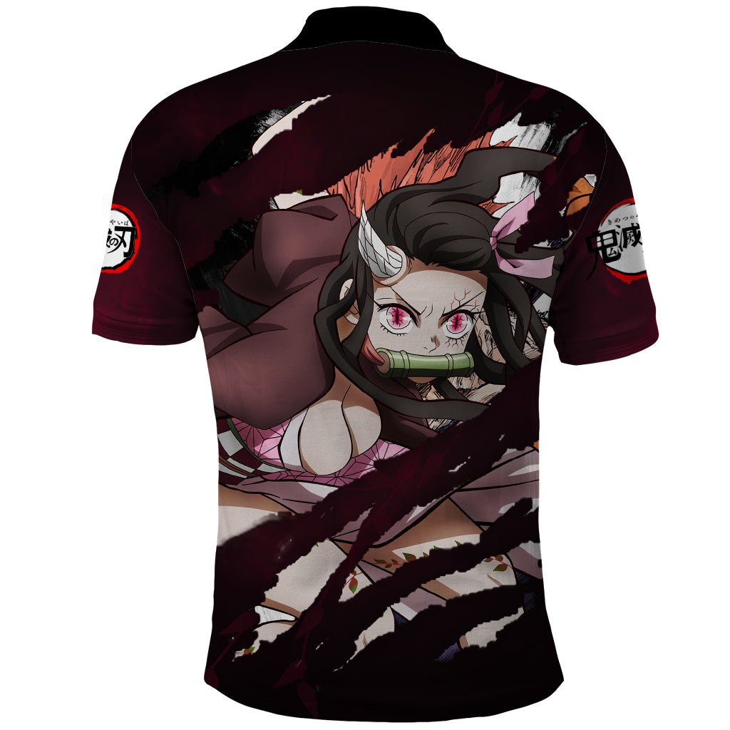 Nezuko - Fighting Anime Polo Shirt