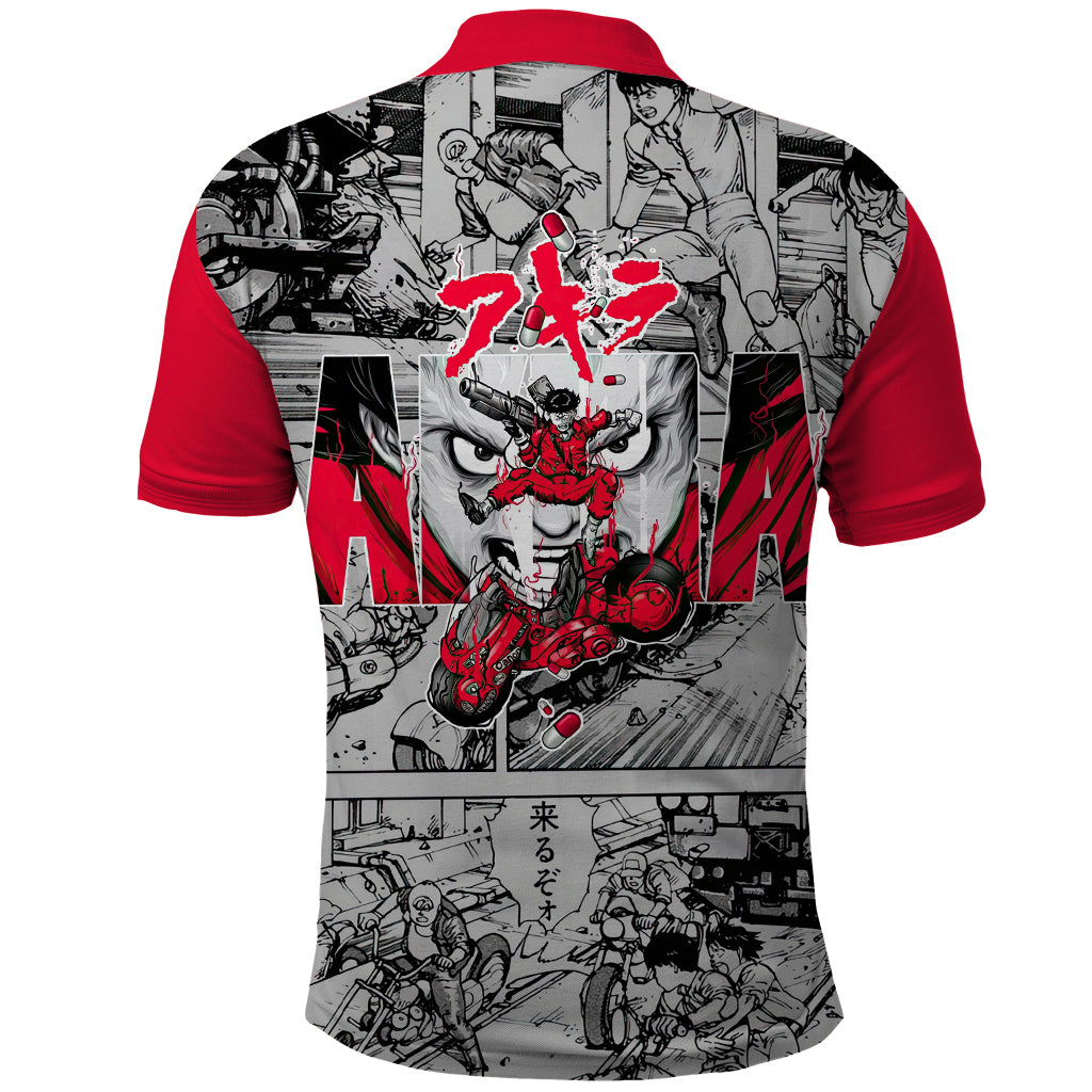 Kaneda - Akira Manga Style Polo Shirt