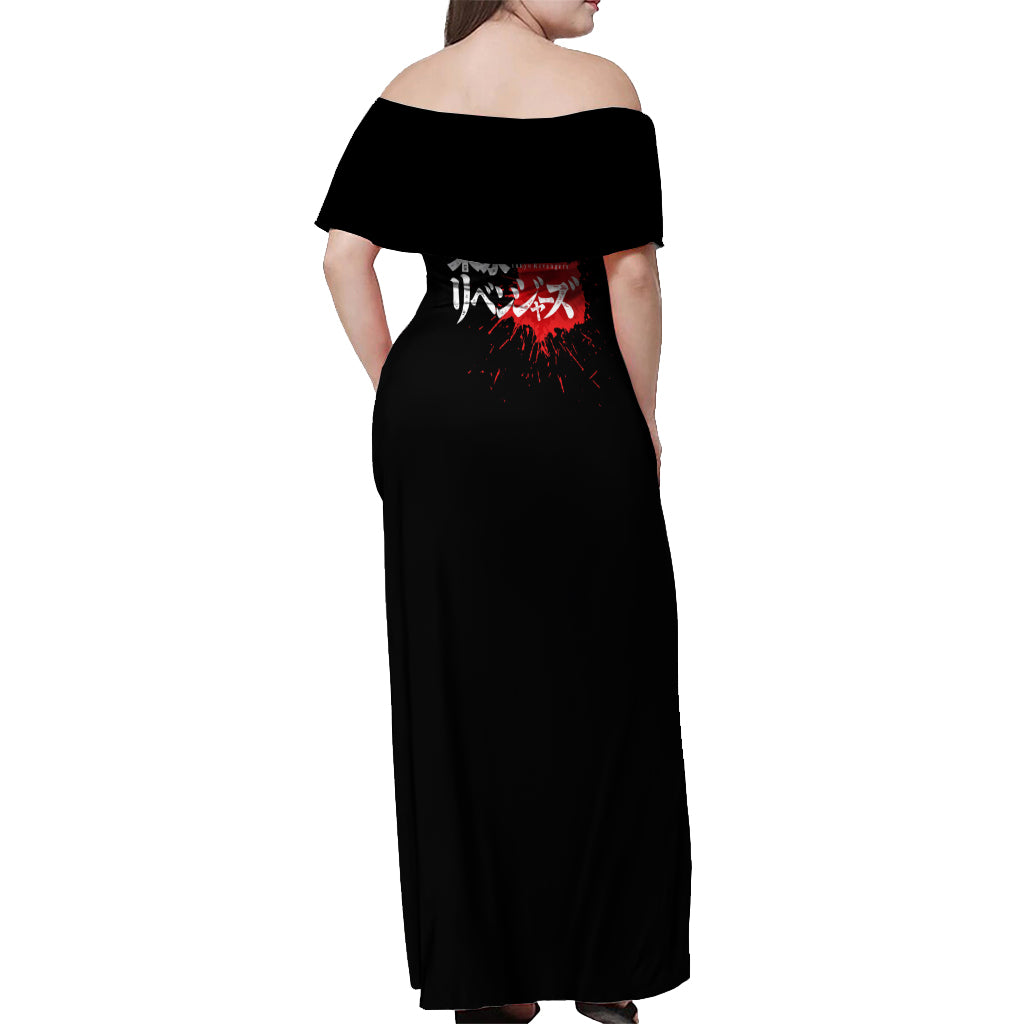 Manjirou Sano Mikey Off Shoulder Maxi Dress Tokyo Revengers