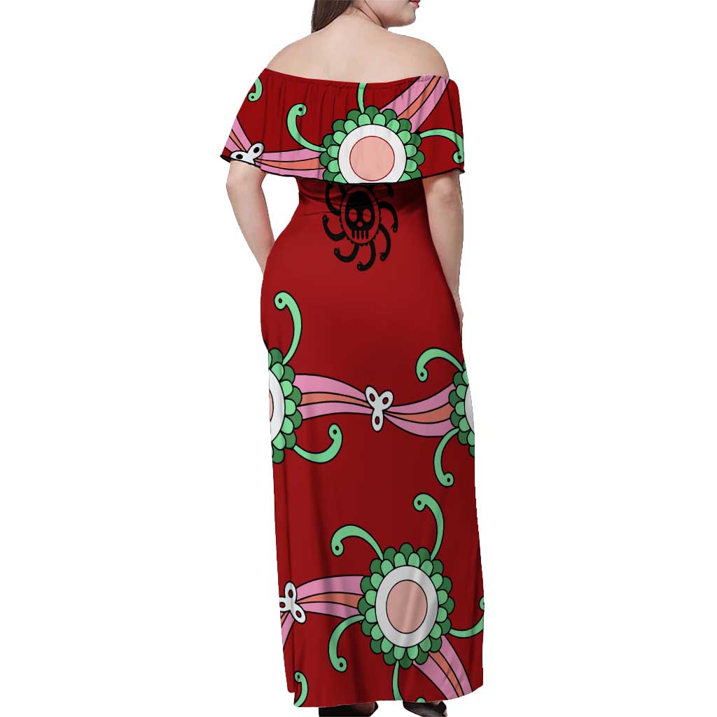 Boa Hancock - One Piece Off Shoulder Maxi Dress Anime Mix Manga Style