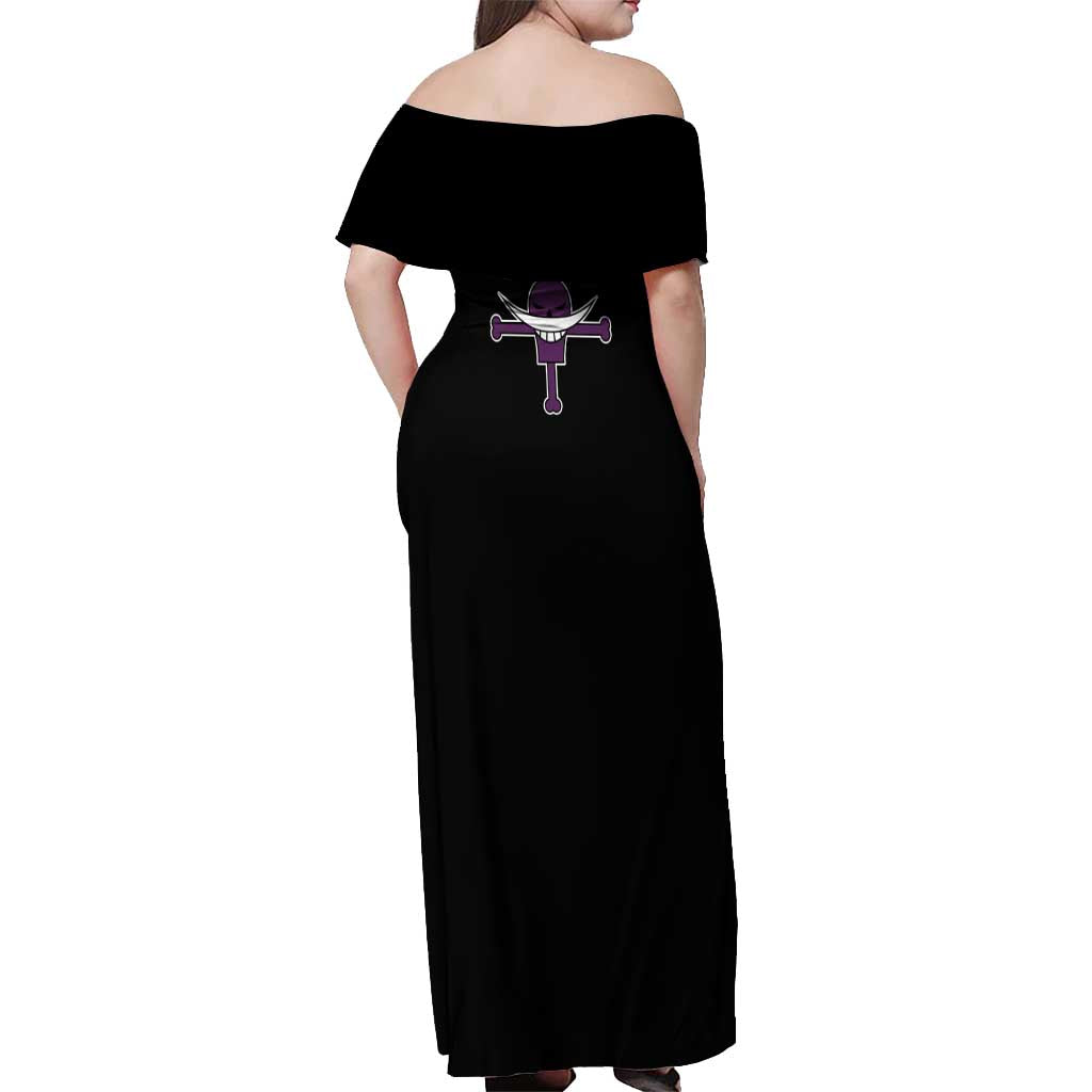 Edward Newgate - One Piece Off Shoulder Maxi Dress Anime Mix Manga Style