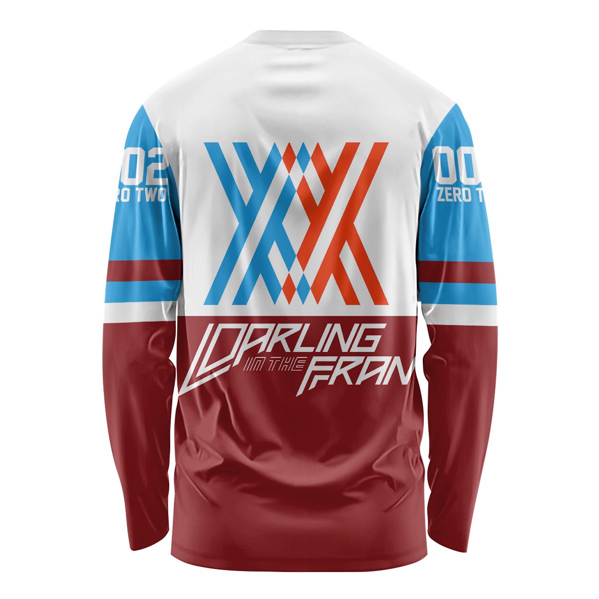 002 Zero Two Strelitzia Long Sleeve Shirt Anime Style TS04 - The Mazicc - Unisex - S - Multicolor