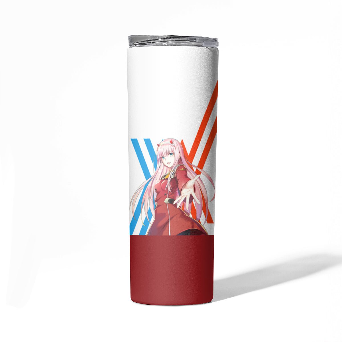 002 Zero Two Strelitzia Skinny Tumbler Anime Style TS04 - The Mazicc - 20oz - Multicolor -