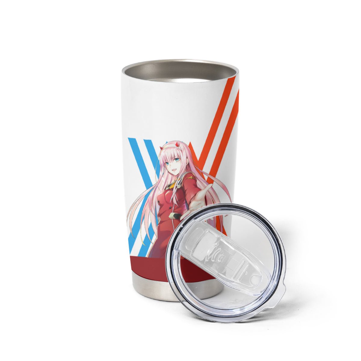 002 Zero Two Strelitzia Tumbler Cup Anime Style TS04 - The Mazicc - 20oz - Multicolor -