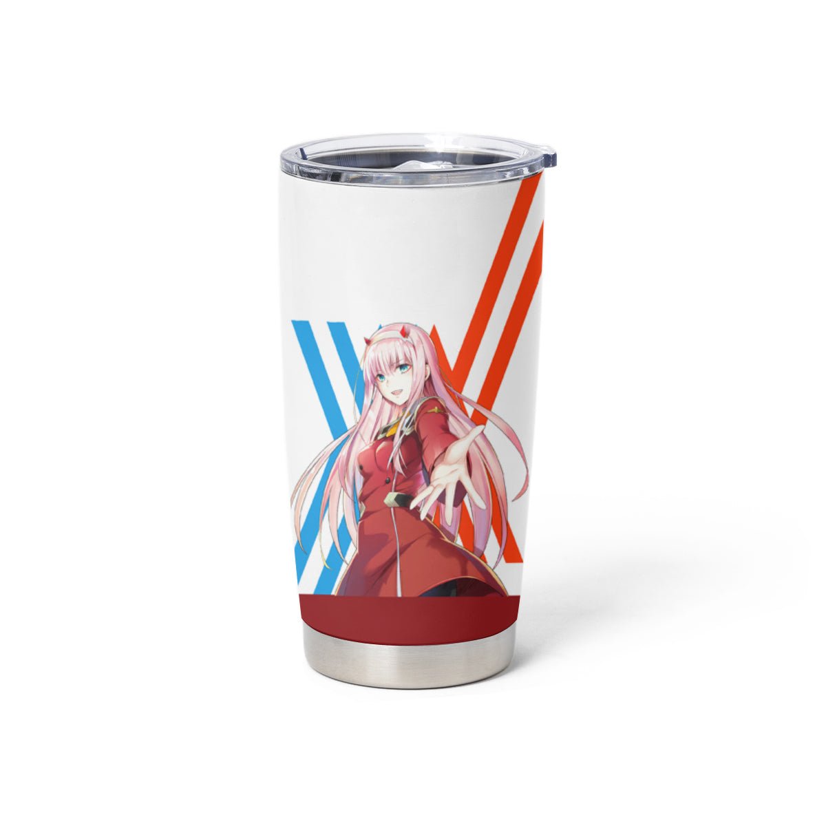 002 Zero Two Strelitzia Tumbler Cup Anime Style TS04 - The Mazicc - 20oz - Multicolor -