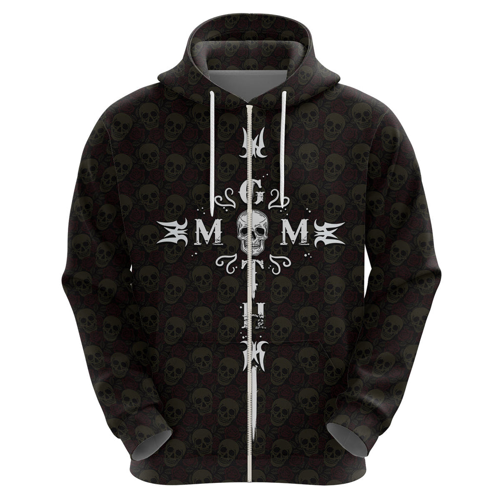mothers-day-goth-mom-rose-skull-style-hoodie