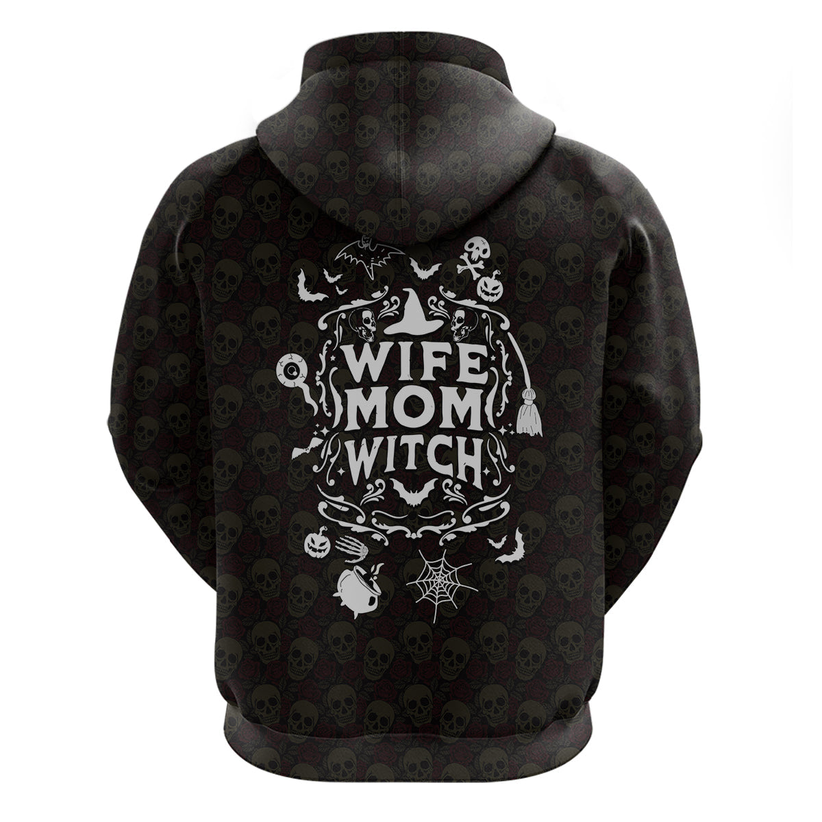 mothers-day-goth-mom-rose-skull-style-hoodie