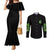 9 Of 10 Voices In My Head Fire Skull Couples Matching Mermaid Dress and Long Sleeve Button Shirt TS04 - The Mazicc - S - S - Multicolor