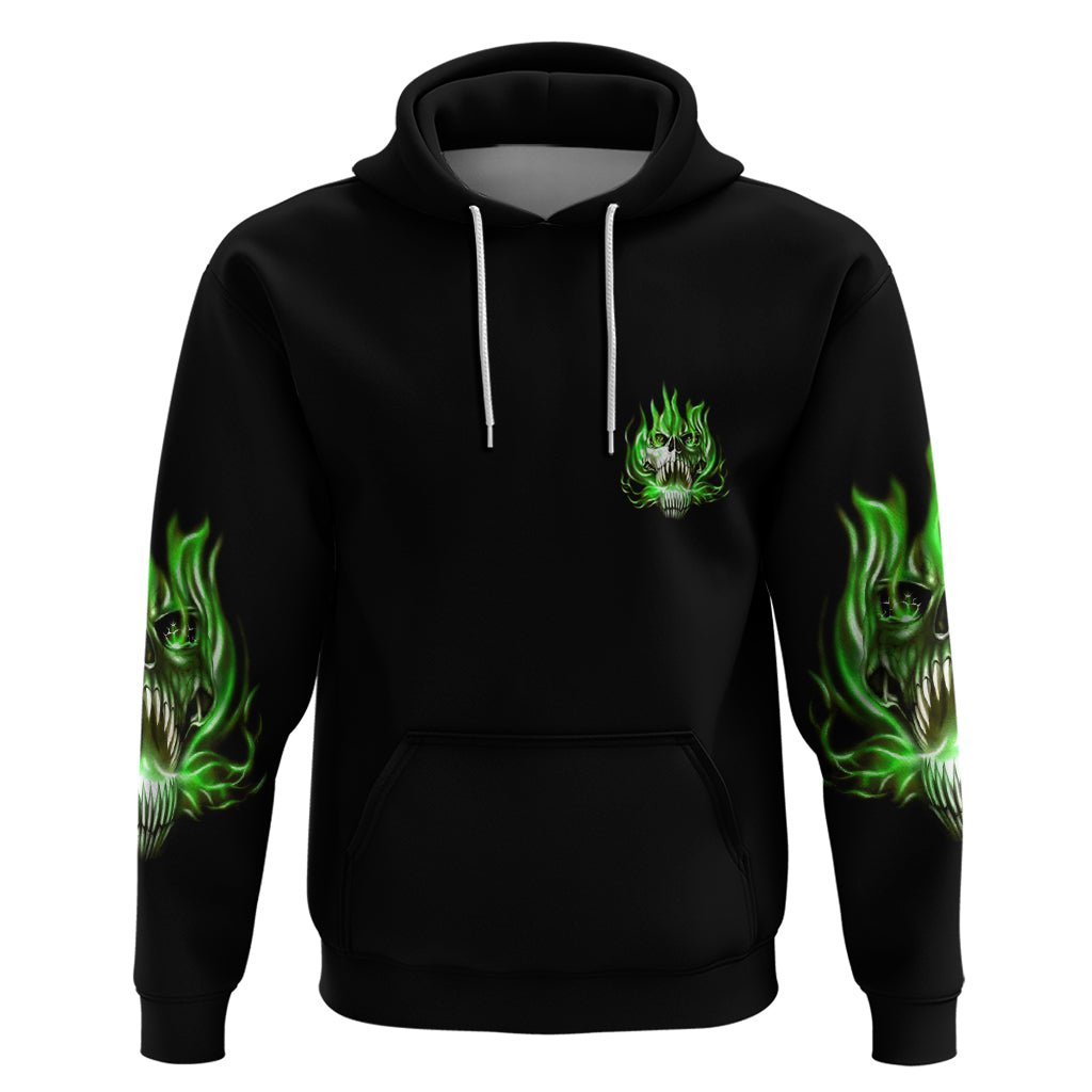 9 Of 10 Voices In My Head Fire Skull Hoodie TS04 - The Mazicc - Pullover Hoodie - S - Multicolor