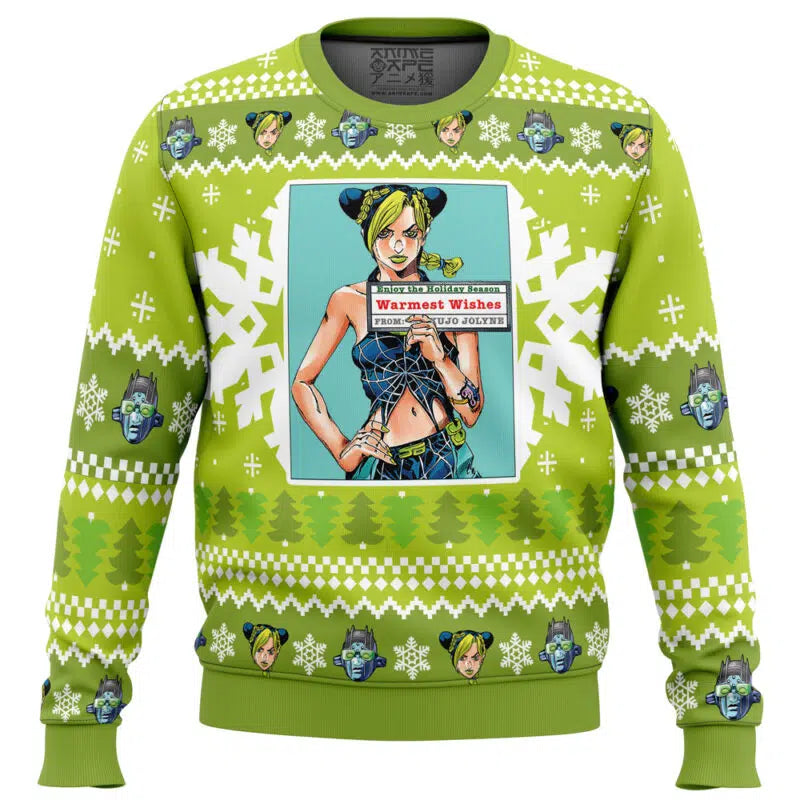 Christmas Jolyne Kujo Jojo’s Bizarre Adventure Christmas Sweater