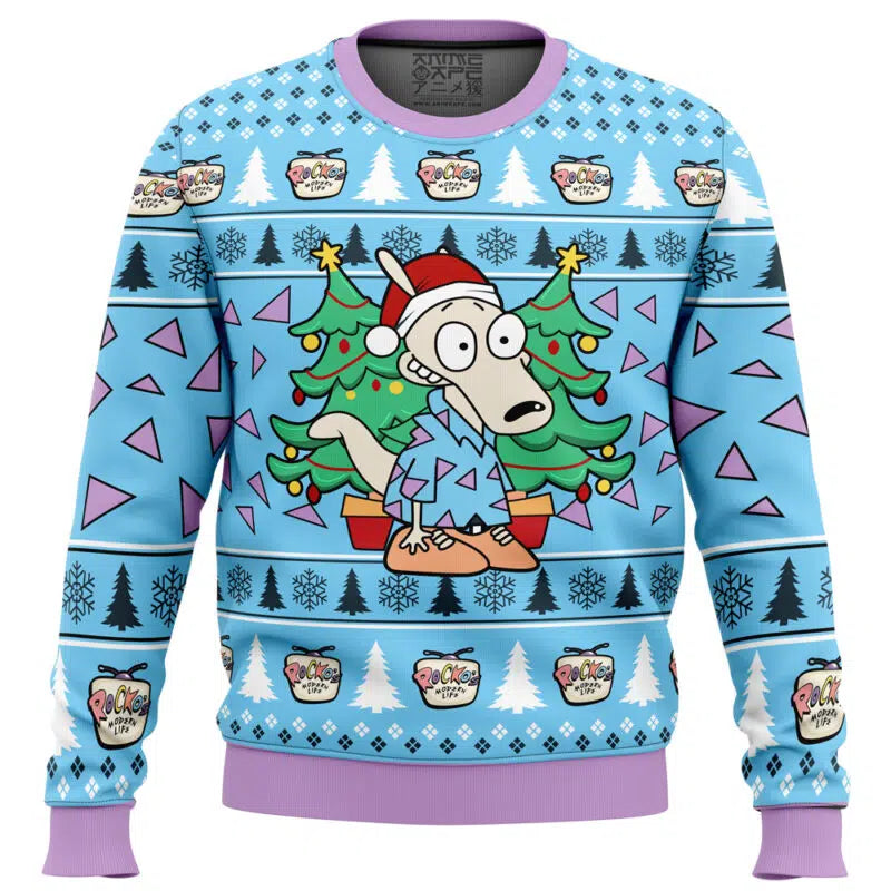 Christmas Rocko Rocko’s Modern Life Ugly Christmas Sweater