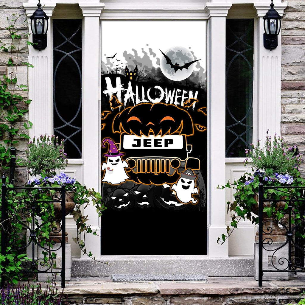 jeep-1941-door-cover-halloween-pumpkin-ghost-ver02
