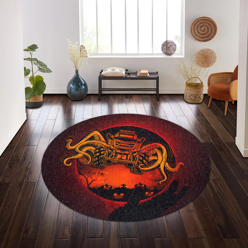 jeep-moon-round-carpet-horror-zombie-hand-no2