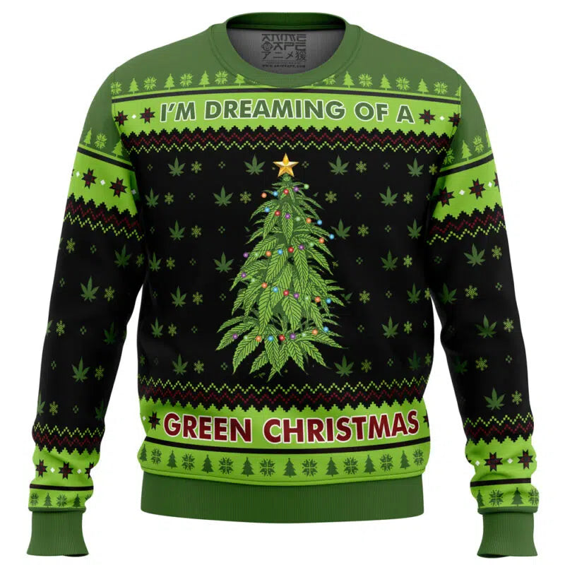 I’m Dreaming of a Green Christmas Ugly Christmas Sweater
