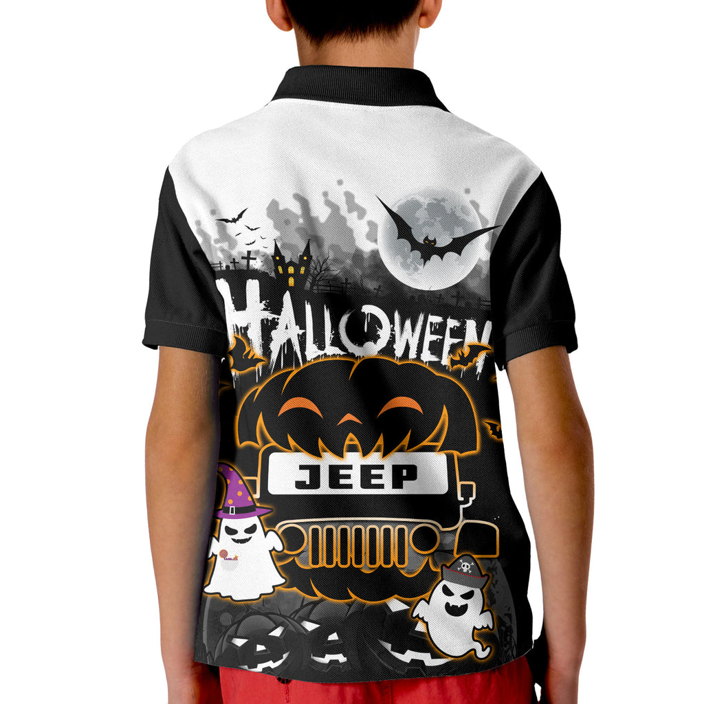 jeep-1941-polo-shirt-kid-halloween-pumpkin-ghost