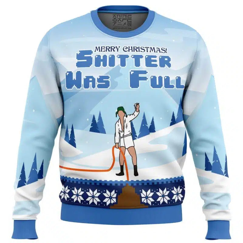 Shitter was Full National Lampoon’s Christmas Vacation Ugly Christmas Sweater