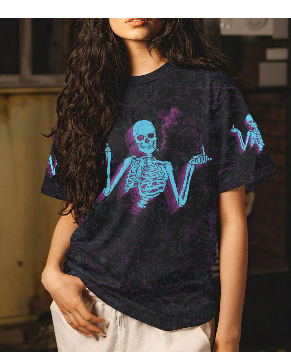 Next Time My Name Comes Out Of Your Mouth Skeleton T Shirt