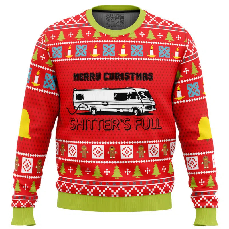 Merry Christmas Shitter’s Full Ugly Christmas Sweater