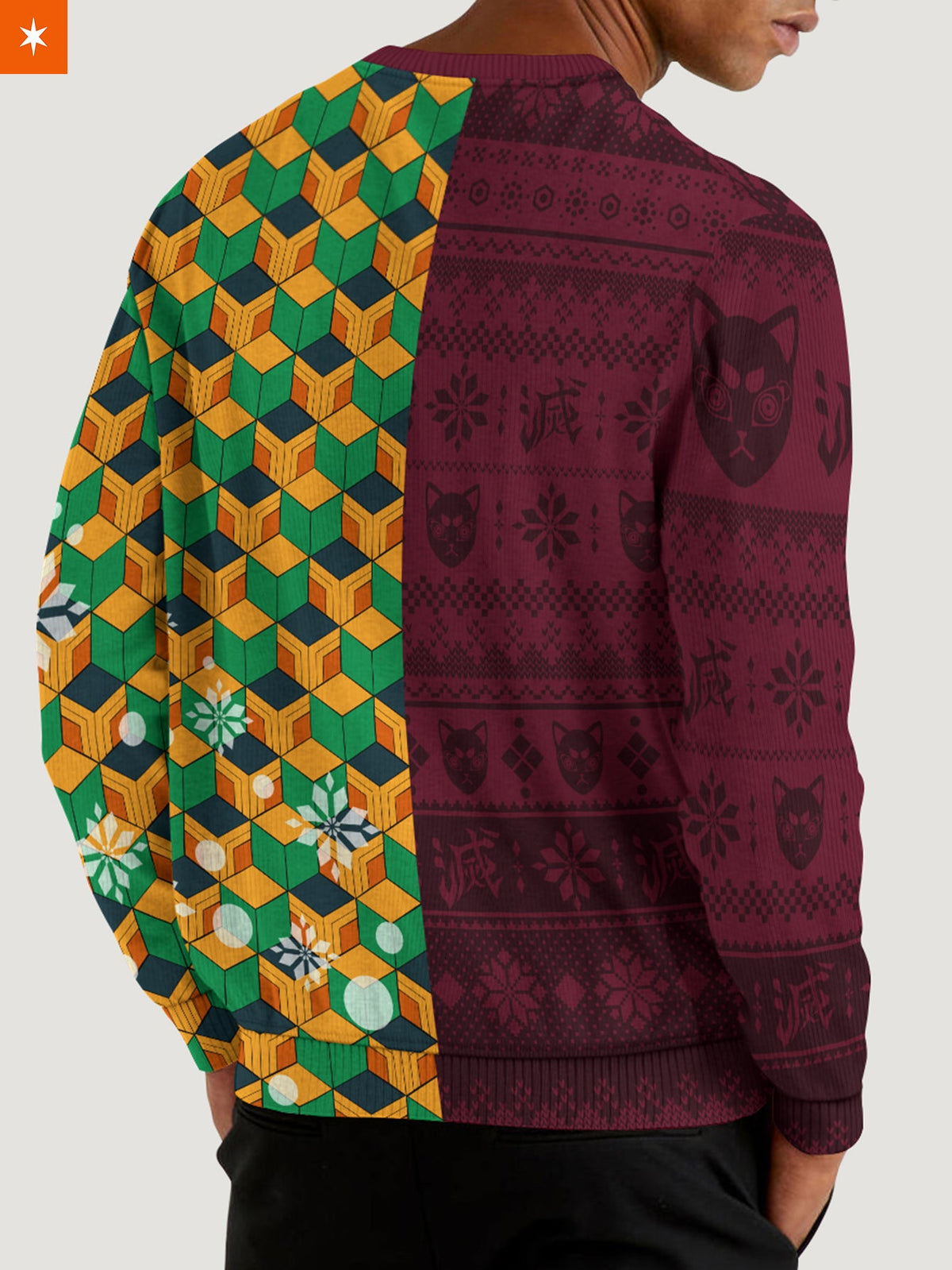 Giyu Tomioka Anime Christmas Unisex Wool Sweater - Themazicc