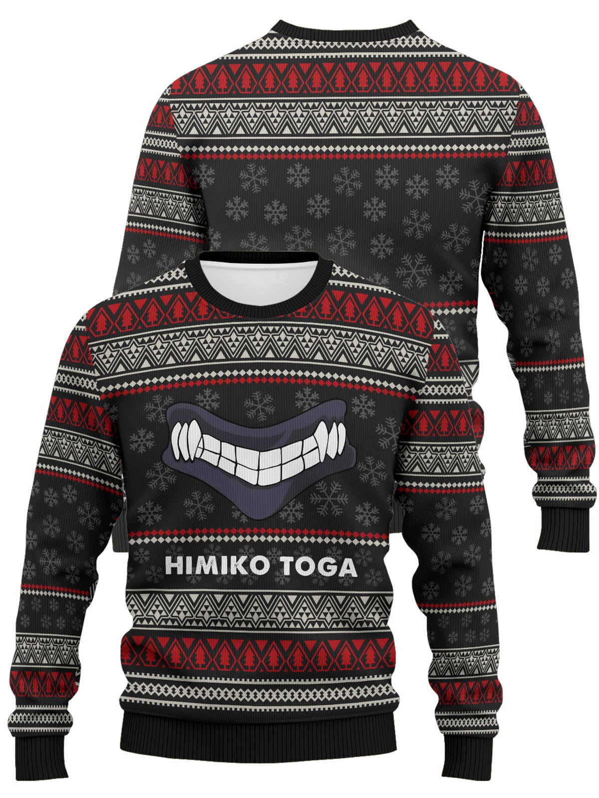 Himiko Toga Festive Bite Christmas Sweater - Themazicc