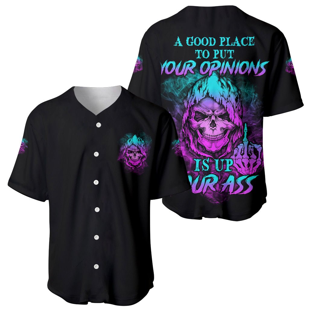 A Good Place To Put Your Opinions Baseball Jersey TS04 - The Mazicc - S - Multicolor -