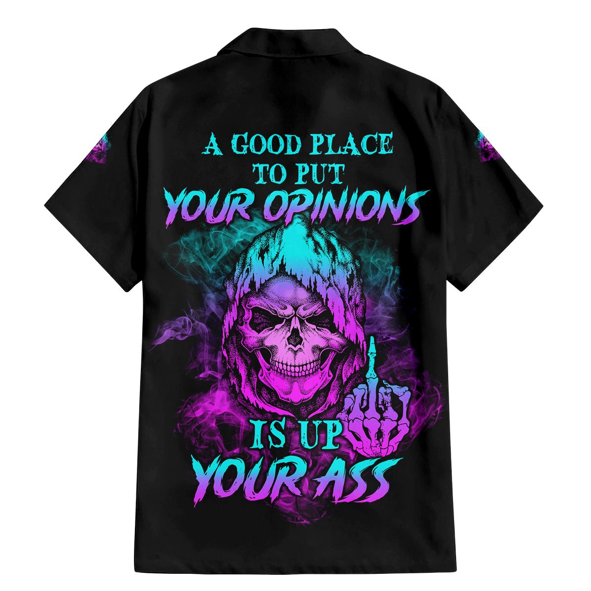 A Good Place To Put Your Opinions Family Matching Mermaid Dress and Hawaiian Shirt TS04 - The Mazicc - Dad's Shirt - Short Sleeve - S - Multicolor