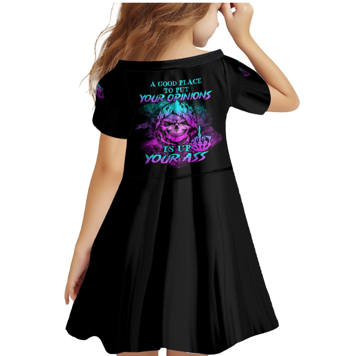 A Good Place To Put Your Opinions Family Matching Mermaid Dress and Hawaiian Shirt TS04 - The Mazicc - Daughter's Dress - 4 - Multicolor