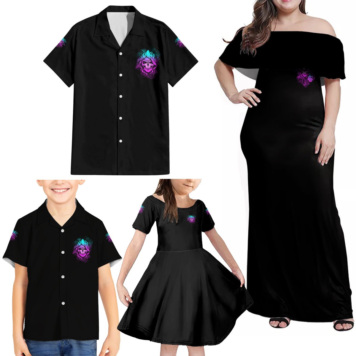 A Good Place To Put Your Opinions Family Matching Off Shoulder Maxi Dress and Hawaiian Shirt TS04 - The Mazicc - Dad's Shirt - Short Sleeve - S - Multicolor