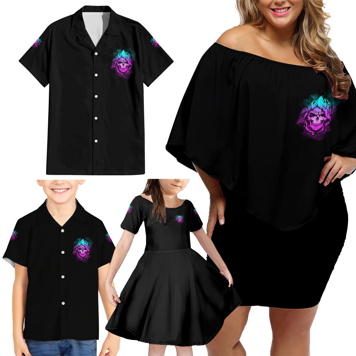 A Good Place To Put Your Opinions Family Matching Off Shoulder Short Dress and Hawaiian Shirt TS04 - The Mazicc - Dad's Shirt - Short Sleeve - S - Multicolor