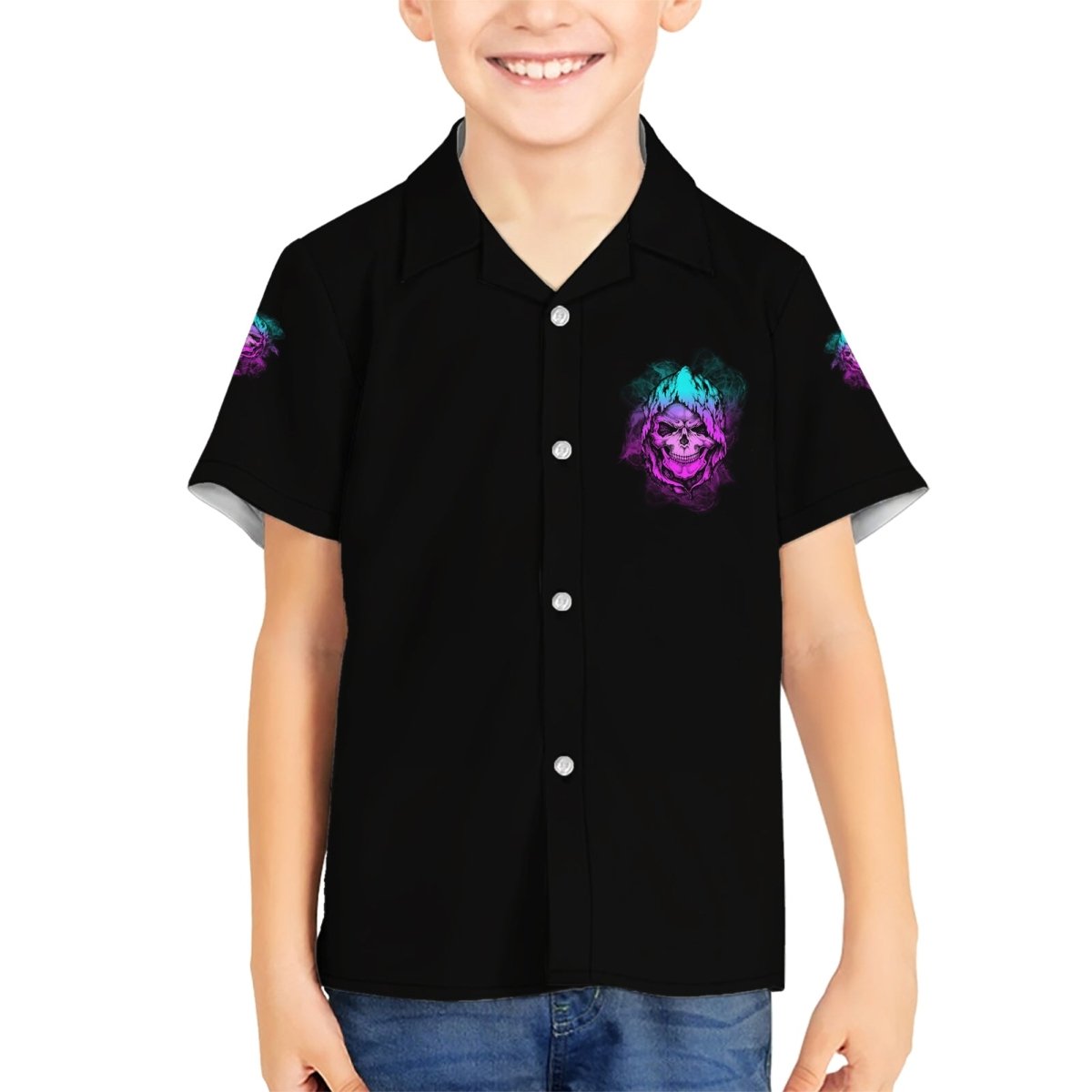 A Good Place To Put Your Opinions Family Matching Short Sleeve Bodycon Dress and Hawaiian Shirt TS04 - The Mazicc - Son's Shirt - 2 - Multicolor