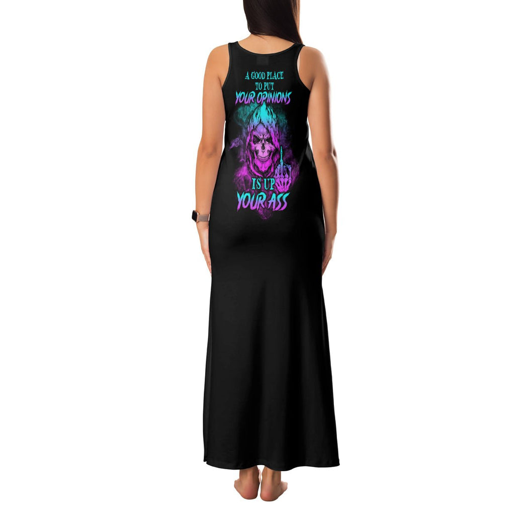 A Good Place To Put Your Opinions Family Matching Tank Maxi Dress and Hawaiian Shirt TS04 - The Mazicc - Mom's Dress - S - Multicolor