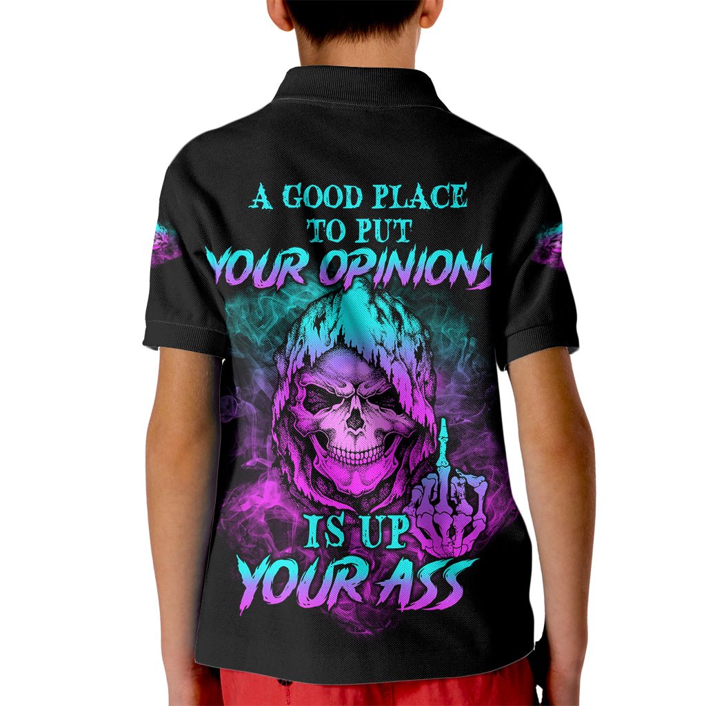 A Good Place To Put Your Opinions Kid Polo Shirt TS04 - The Mazicc - Kid - Toddler 2T - Multicolor