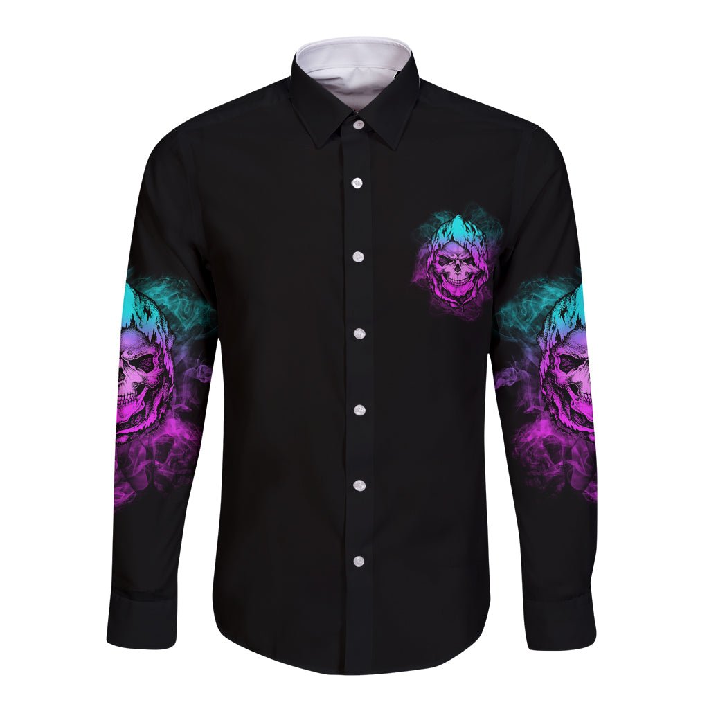 A Good Place To Put Your Opinions Long Sleeve Button Shirt TS04 - The Mazicc - Unisex - S - Multicolor