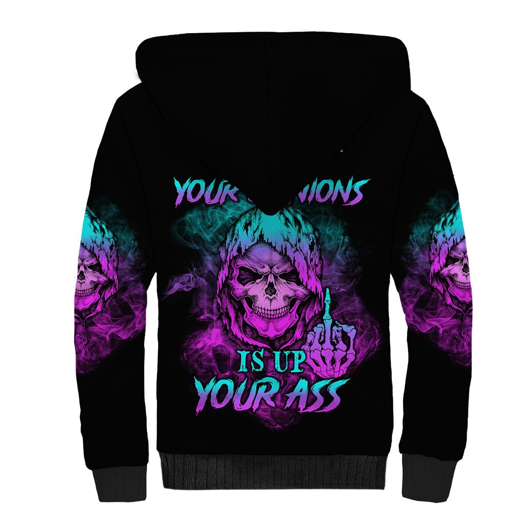 A Good Place To Put Your Opinions Sherpa Hoodie TS04 - The Mazicc - Unisex - S - Multicolor