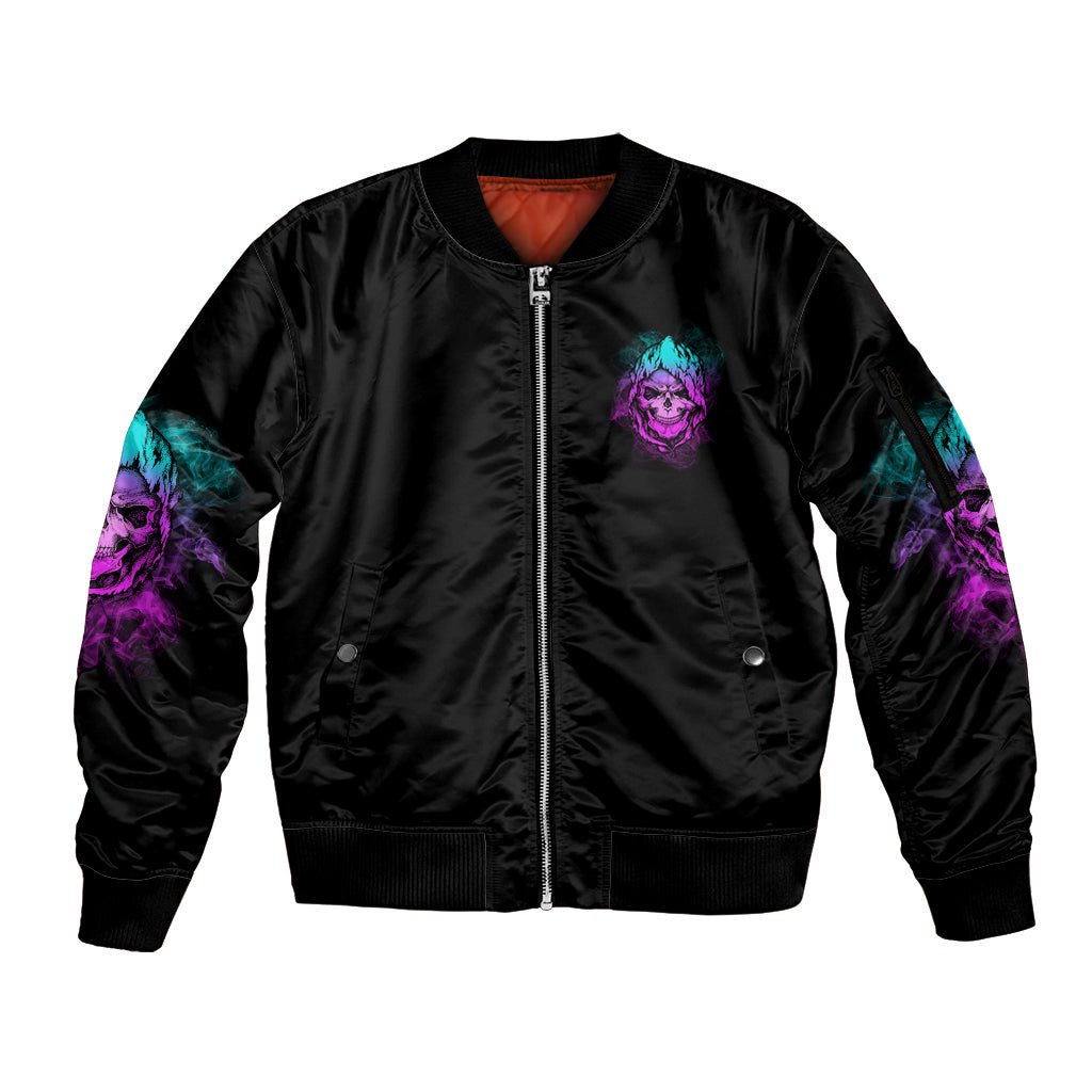 A Good Place To Put Your Opinions Sleeve Zip Bomber Jacket TS04 - The Mazicc - Unisex - S - Multicolor