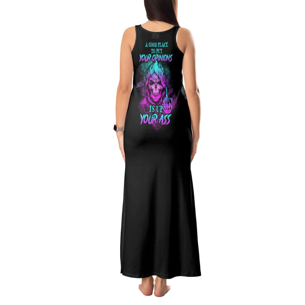 A Good Place To Put Your Opinions Tank Maxi Dress TS04 - The Mazicc - Women - S - Multicolor