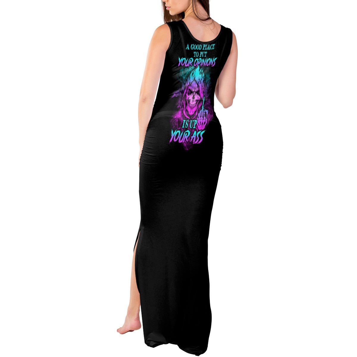 A Good Place To Put Your Opinions Tank Maxi Dress TS04 - The Mazicc - Women - S - Multicolor