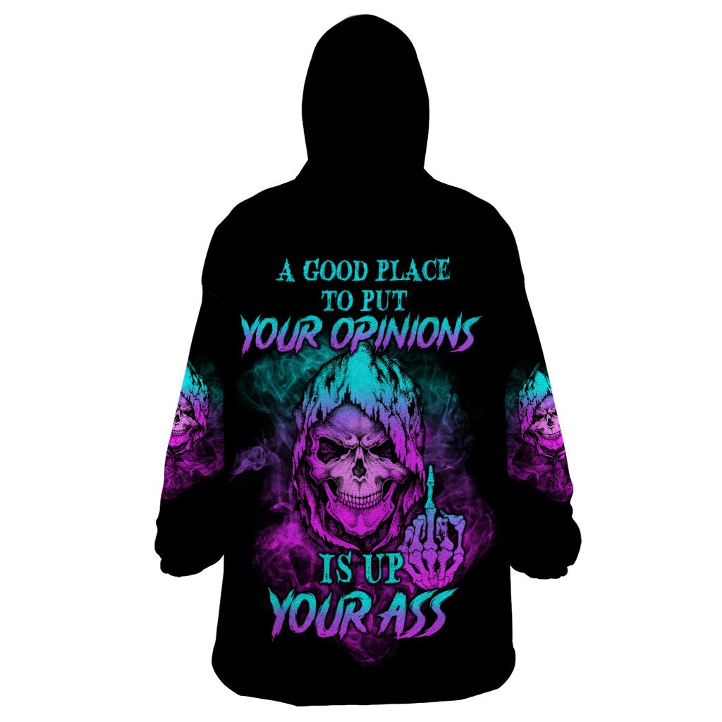 A Good Place To Put Your Opinions Wearable Blanket Hoodie TS04 - The Mazicc - Adult - One Size - Multicolor