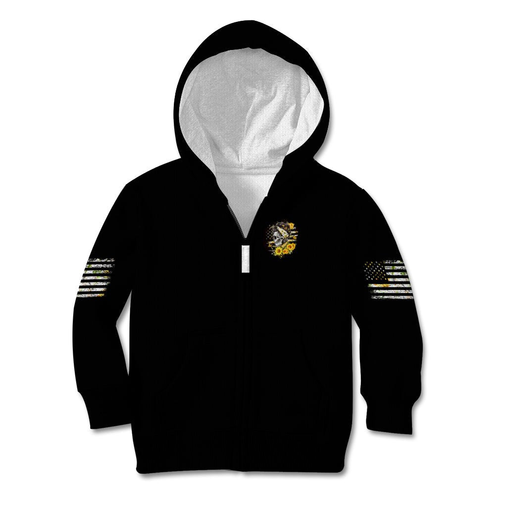 A Little Sunshine A Little Savage Skull Kid Hoodie TS04 - The Mazicc - Zip Hoodie - Toddler 2T - Multicolor