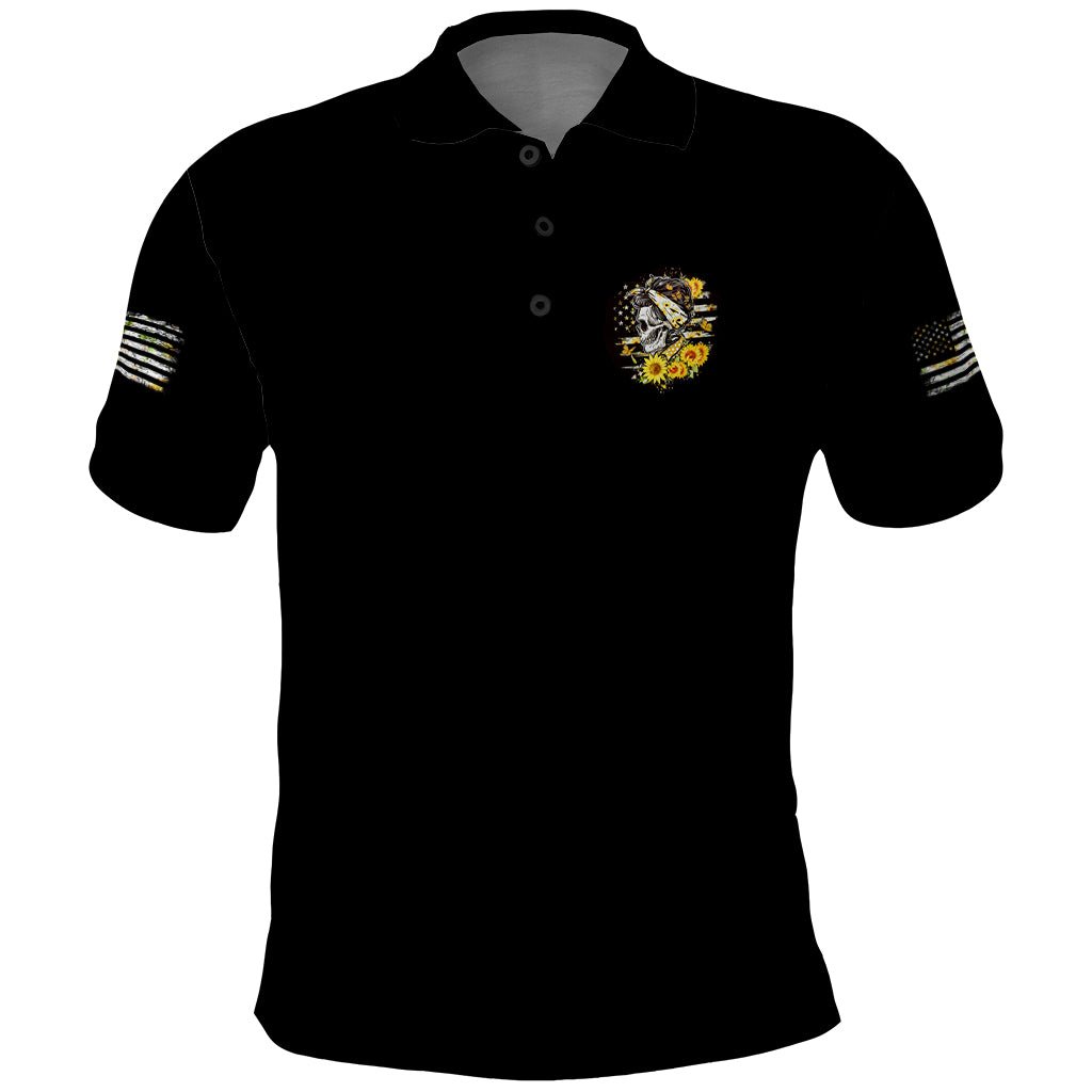 A Little Sunshine A Little Savage Skull Polo Shirt TS04 - The Mazicc - Adult - S - Multicolor