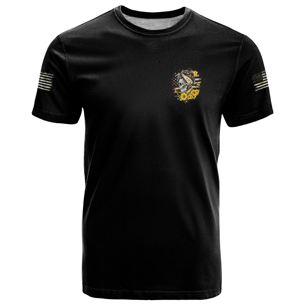 A Little Sunshine A Little Savage Skull T Shirt TS04 - The Mazicc - Adult - S - Multicolor