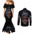 Adventure Jeep Couples Matching Mermaid Dress and Long Sleeve Button Shirt Compass Jeep Life DT01 - The Mazicc - S - S - Black