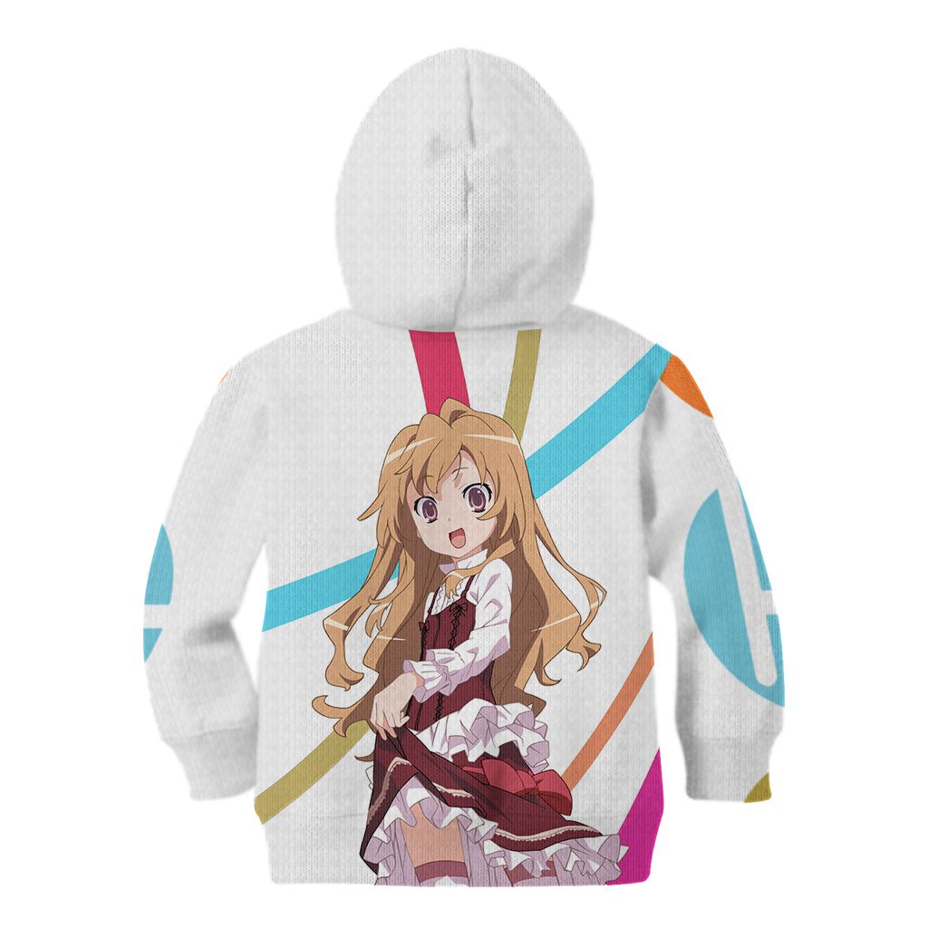 Aisaka Taiga Kid Hoodie Toradora Anime Style TS04 - The Mazicc - Hoodie - Toddler 2T - White