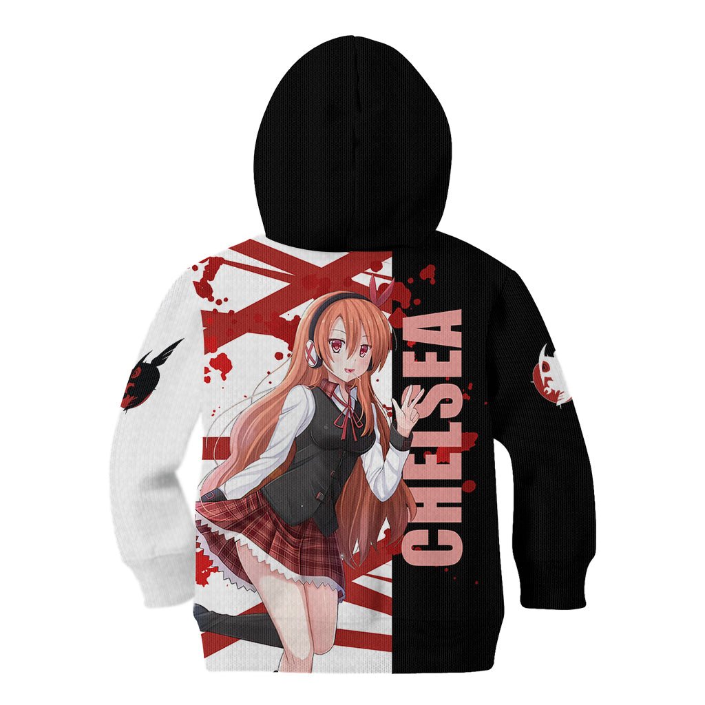 Akame Chelsea Anime Kid Hoodie Akame ga Kill TS04 - The Mazicc - Hoodie - Toddler 2T - Black/White
