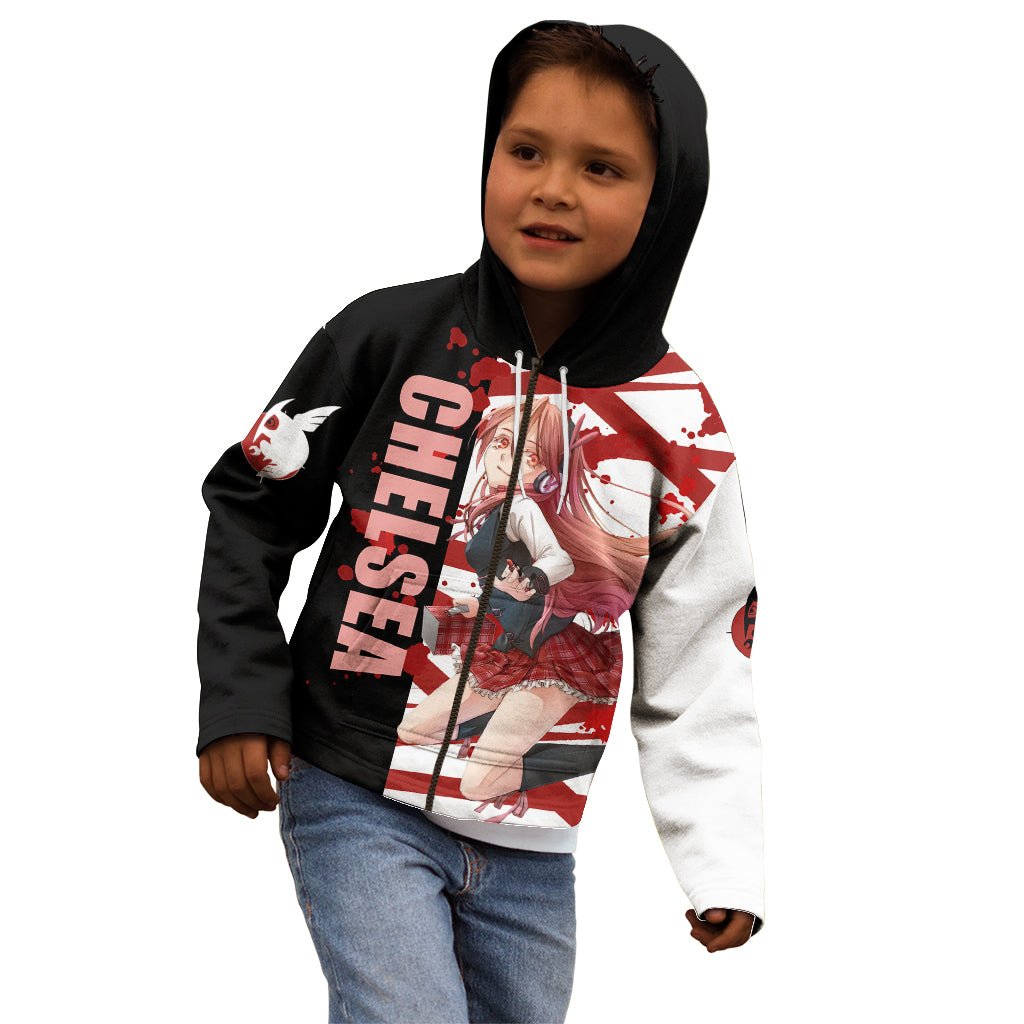 Akame Chelsea Anime Kid Hoodie Akame ga Kill TS04 - The Mazicc - Zip Hoodie - Toddler 2T - Black/White