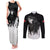 Akatsuki Itachi Uchiha Akatsuki Itachi Uchiha Couples Matching Tank Maxi Dress and Long Sleeve Button Shirt TS04 - The Mazicc - S - S - Black