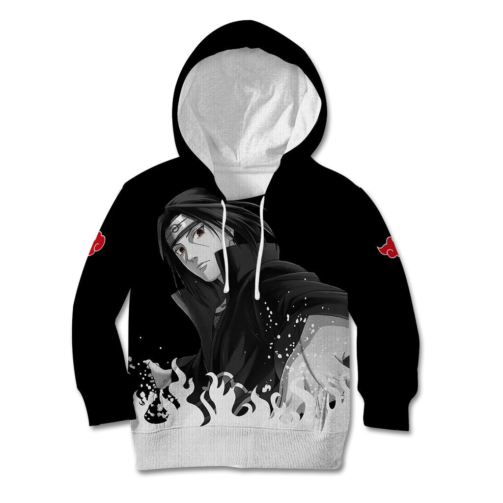 Akatsuki Itachi Uchiha Akatsuki Itachi Uchiha Kid Hoodie TS04 - The Mazicc - Hoodie - Toddler 2T - Black