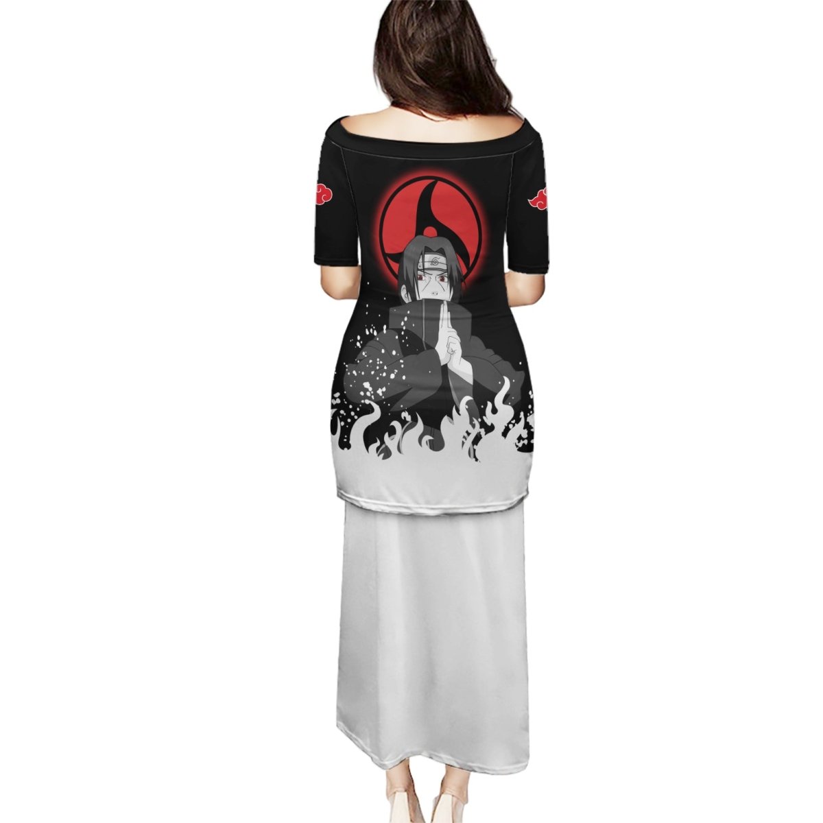 Akatsuki Itachi Uchiha Akatsuki Itachi Uchiha Puletasi TS04 - The Mazicc - Long Dress - S - Black